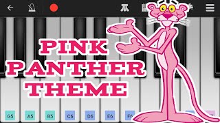 Pink Panther Theme | Piano Timepass | Mobile Piano Tutorial