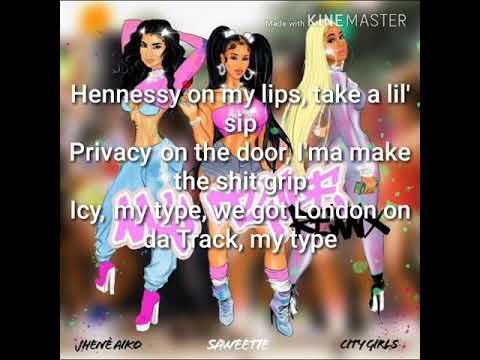 Saweetie - My Type Remix Feat. Jhene Aiko, City Girls Lyrics - YouTube