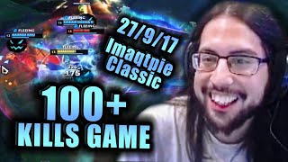 Most INSANE 100+ KILLS SMOLDER GAME in League HISTORY | Imaqtpie Classics