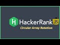 HackerRank Problem Solving in JavaScript (Circular Array Rotation!)#hackerrank #javascript #nodejs