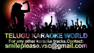Ghallu Ghallu Karaoke || Swarnakamalam || Telugu Karaoke World ||