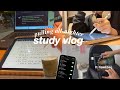 STUDY VLOG: pulling an all-nighter! 📚 waking up at 5am, cafe study, coffee, study sessions, uni vlog