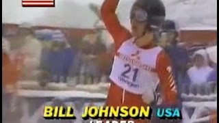 Bill Johnson wins downhill (Wengen 1984)