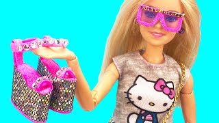 DIY Barbie  Hacks and Crafts : Miniature sunglasses, Unicorn handbag, Stylish shoes
