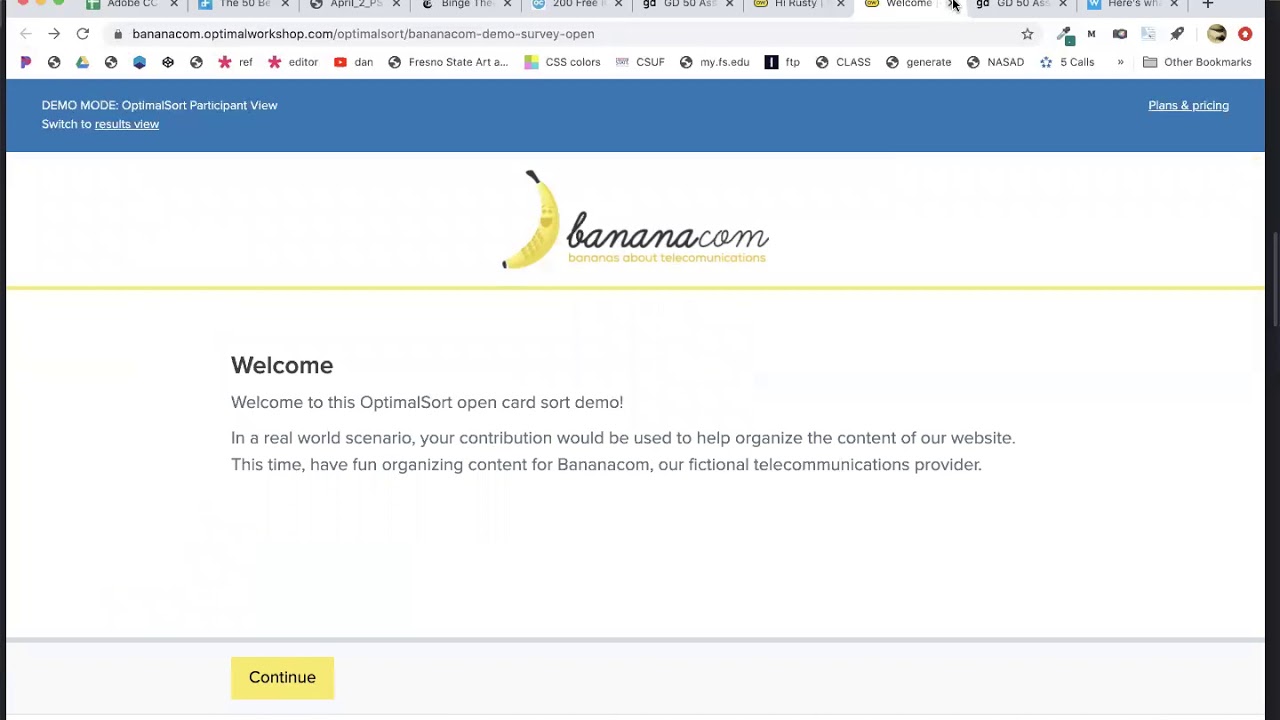 Card Sorting With Optimalsort Youtube