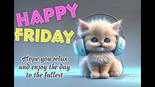 Happy Friday Wishes 🌸 Cute Animals & Weekend Vibes to Brighten Your Day