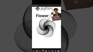This Flower Was Made With Code 😳 (Turtle)