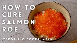 [ASMR] How to Cure Salmon Roe | IKURA | SUSHI | Takoshiho Cooks Japan