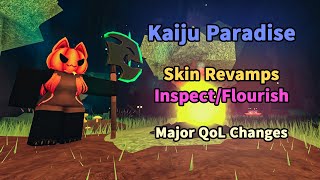 Kaiju Paradise Major Quality of Life Game Changes! Inspect Weapon Feature, More