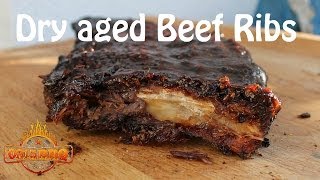 Dry aged Beef Ribs -  english Grill- and BBQ-recipe -  0815BBQ