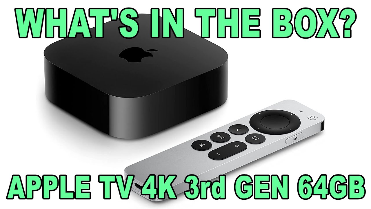 Apple TV 4K 3rd Generation 64GB WiFi Unboxing - What’s In The Box ...