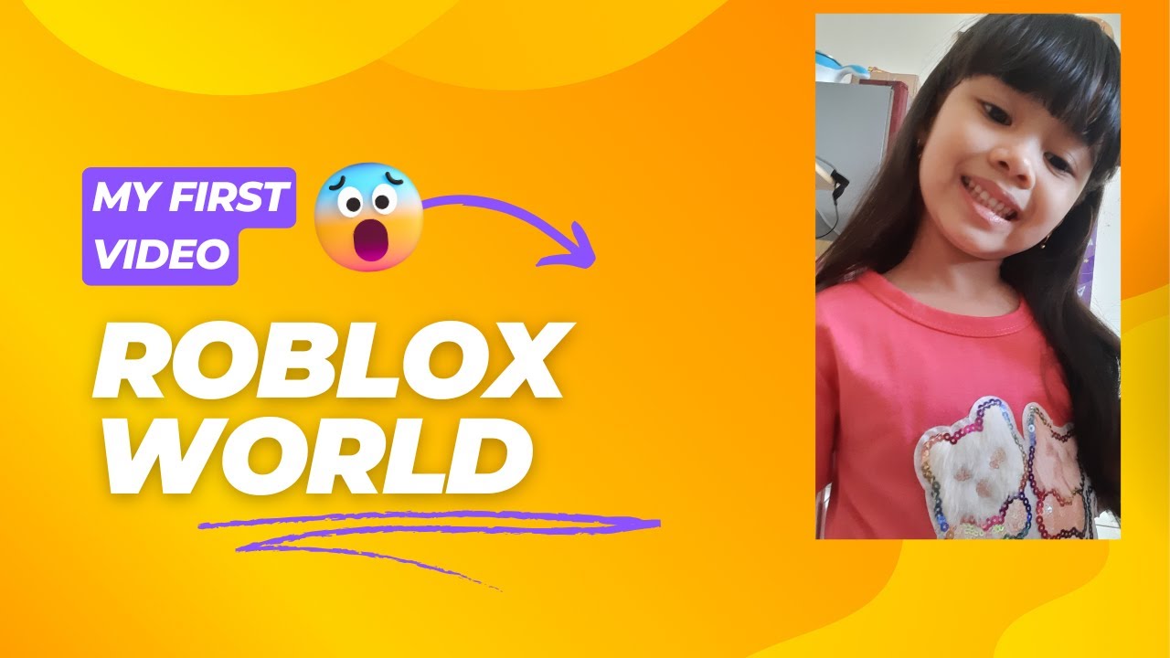 My First Video Roblox Youtube