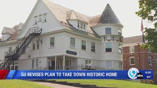 Syracuse University revises plan to take down historic home