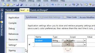 Visual Basic Tutorials #2 - Saving Settings (text) for later use