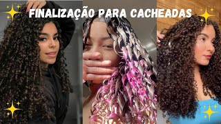 FINALIZAÇÃO PARA CABELOS CACHEADOS LINDOS💐✨️🌻