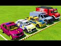 DACIA, AUDI, VOLKSWAGEN POLICE CARS, RESCUE CAR, FIRE DEPARTMENT TRANSPORTING WITH MAN TRUCKS ! FS22