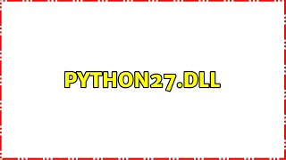 Google drive error : python27.dll (5 Solutions!!)