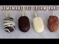 Homemade Ice Cream Bars Recipe | Mini Magnum Ice Cream Bars | Simple and Delish by Canan