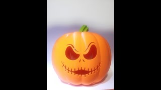 Jack'o Lantern 3D print time-lapse