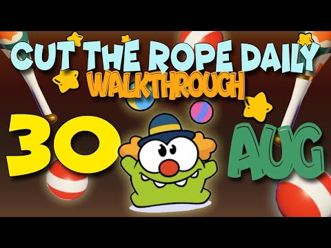 Cut The Rope Daily 30 de agosto | #tutorial | #10estrellas | #solución