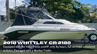 Coastal Boat Sales: 2018 Whittley CR 2180