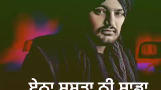 Asi Change Na Insaan Kude by Sidhu Moosewala ● Punjabi Whatsapp status
