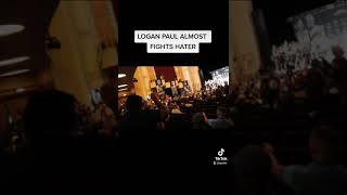 Logan Paul Almost Fights A Hater