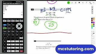 Solve SAT Systems of Equations in Seconds | TI-84 SATMATH Program Demo (15+ Practice Problems)