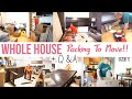 WE'RE MOVING!! PACK WITH ME 2022 / WHOLE HOUSE PACKING TO MOVE / MOVING / RENOVATING REMODELING HOME