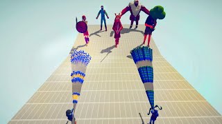 GIANT SQUAD vs EVERY GOD - Totally Accurate Battle Simulator TABS