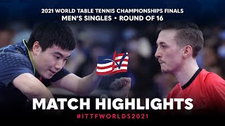 Liang Jingkun vs Liam Pitchford | 2021 World Table Tennis Championships Finals | MS | R16