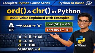 ord() & chr() in Python 🔥 | ASCII Value Explained with Examples