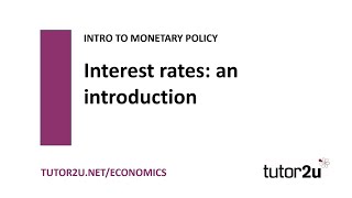 Monetary Policy - Introduction to Interest Rates | Economics Revision