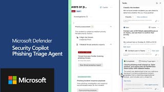 Microsoft Defender | Security Copilot Phishing Triage Agent