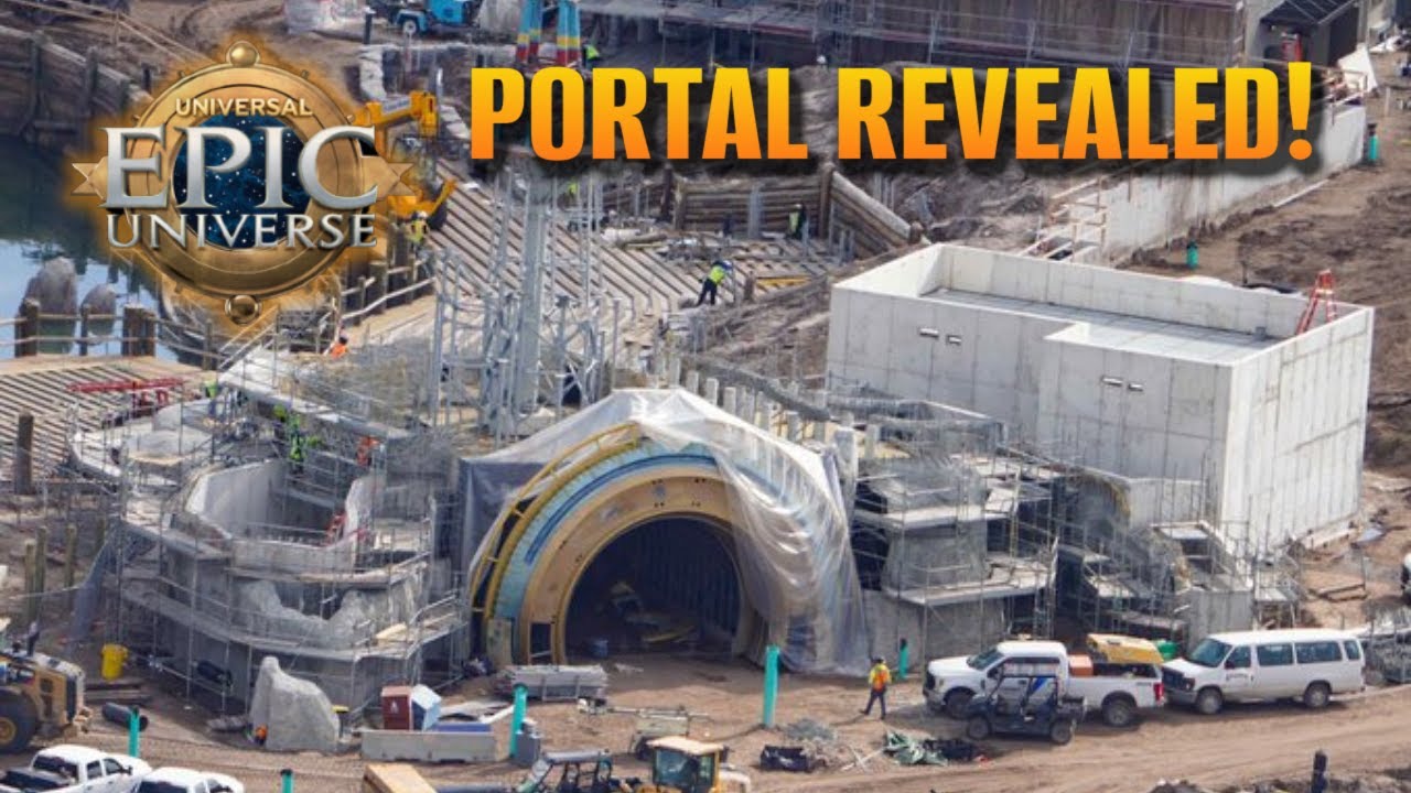 Epic Universe Construction Update | Portal Revealed! | Ride Testing ...