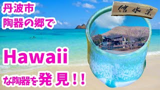 丹波市 陶器の郷でハワイを感じる陶器を発見　2022.2