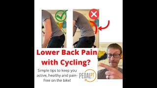 Lower Back Pain with Cycling?