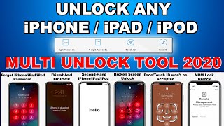 How to Unlock Any iPhone|Unlock AppleID|Remove Screen Passcode|Unlock Disabled iPhone/iPad/iPod 2020