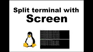 Linux - Split terminal with Screen