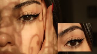 NASIL EYELİNER ÇEKİYORUM? 🔪| Gözü Çekik Gösteren Yarım Eyeliner + Eyeliner Sürme