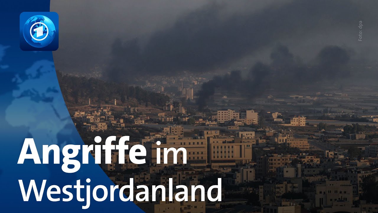 Israel Greift Ziele Im Westjordanland An - YouTube