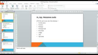 PL/SQLProgramming : PL SQL Program Units