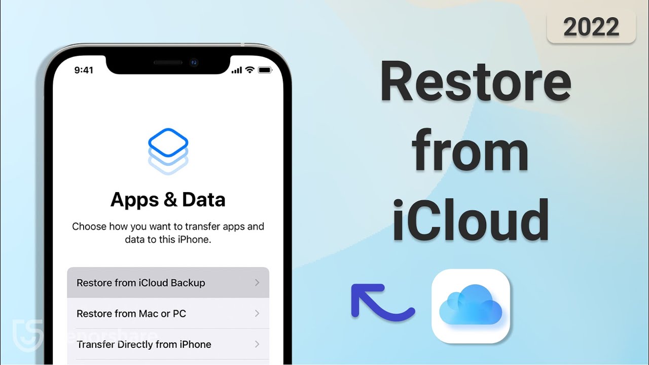 How To Restore IPhone From ICloud, 2 Easy Ways 2023 - YouTube