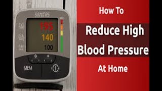 how to reduce high blood pressure naturally - no pills!! naturally treat high blood pressure now