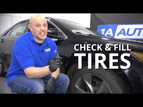 How do you check TYRE pressure?