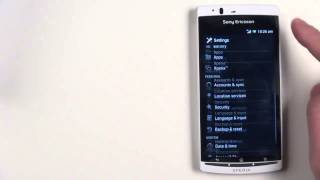 Demo of Android 4 0 Ice Cream Sandwich for Sony Xperia