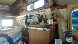 quiet sunny Sunday 🌞 in the van 😎 recuperating