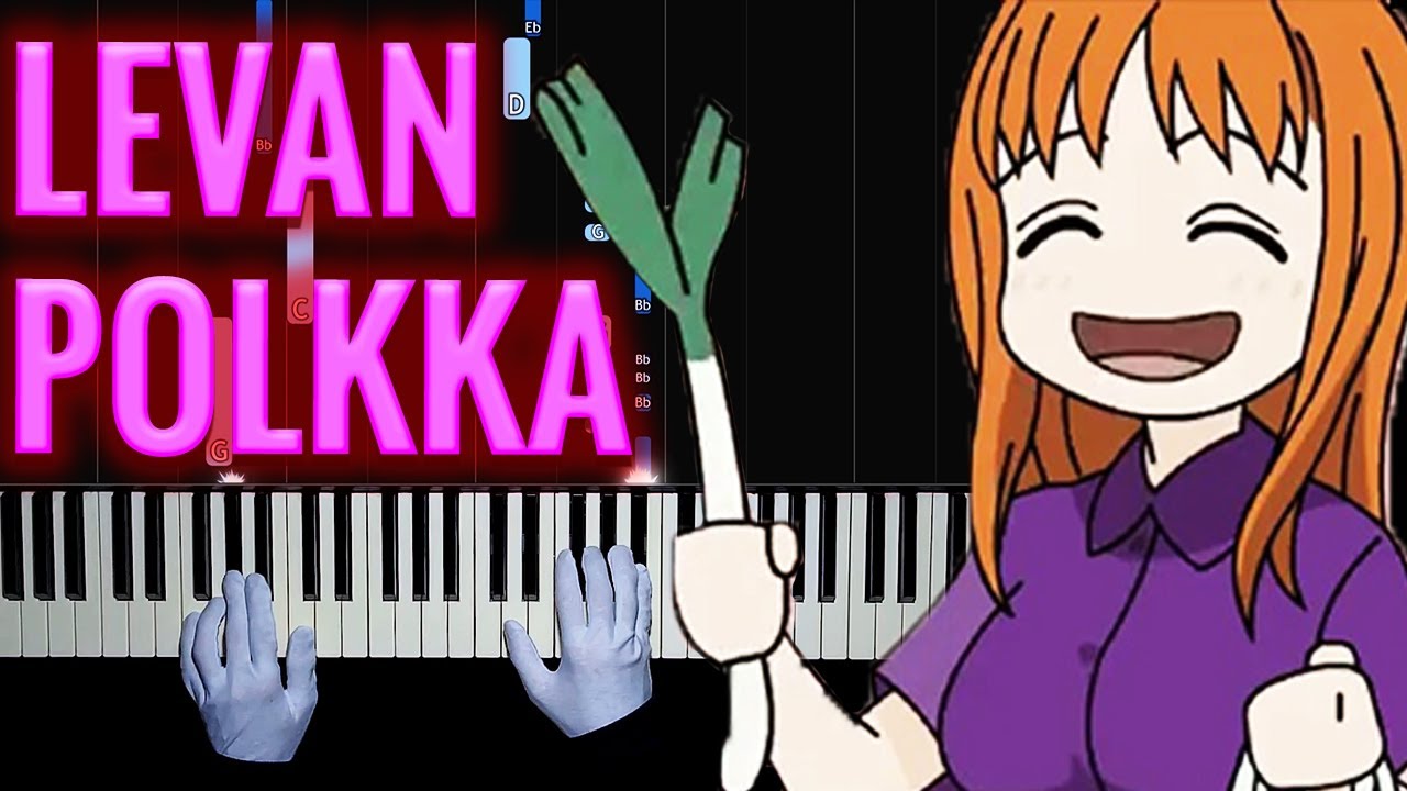 Levan Polkka Easy Piano Hands Tutorial Youtube