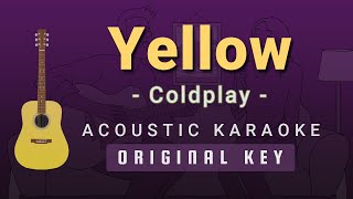 Yellow - Coldplay [Acoustic Karaoke]