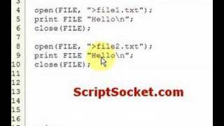 Perl Tutorial 27 - Write To & Append a Text File